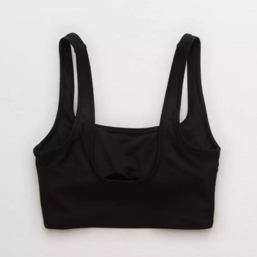 Aerie wide strap longline scoop bikini top